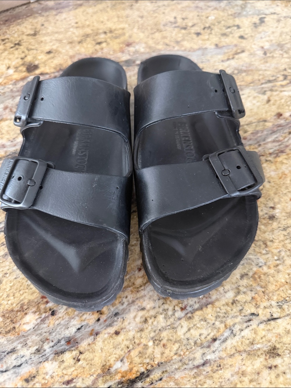 Black Double-Buckle Birkenstock